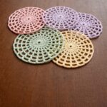 Classic Round Crochet Lace Doily Coaster – Free Pattern