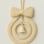 🌟 CROCHET BELL ORNAMENT (BEGINNER STEP-BY-STEP PATTERN)