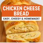 🥖 Chicken Cheese Bread – Baked