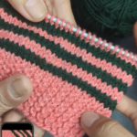“Cozy 2-Color Knitted Sweater | Easy DIY Knitting Pattern”