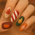 ✨ Top 5 Christmas & Fall Nail Art Ideas That Will Go Viral on Pinterest 🎄🍂💅