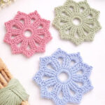 How to Crochet a Flower Coaster (Easy Pattern + Diagram Tutorial)